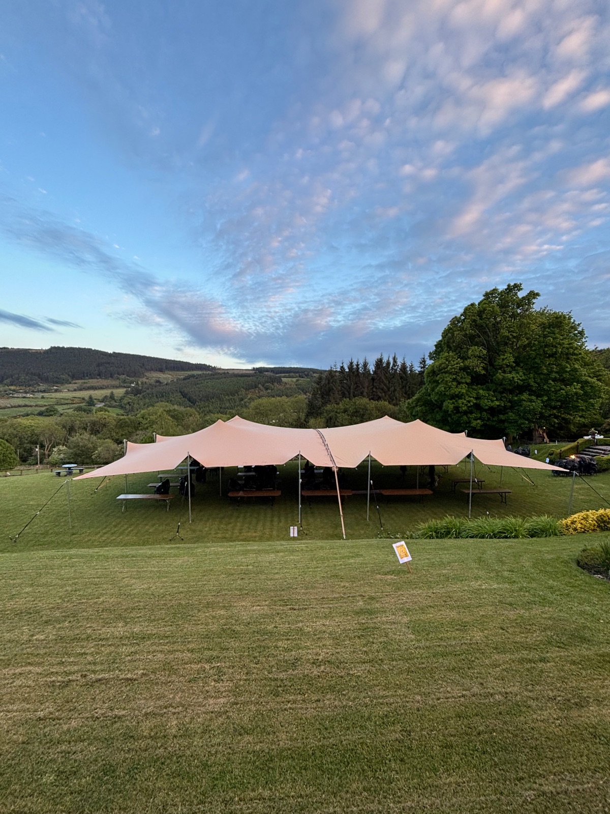 RiseUp! Event hire — marquee